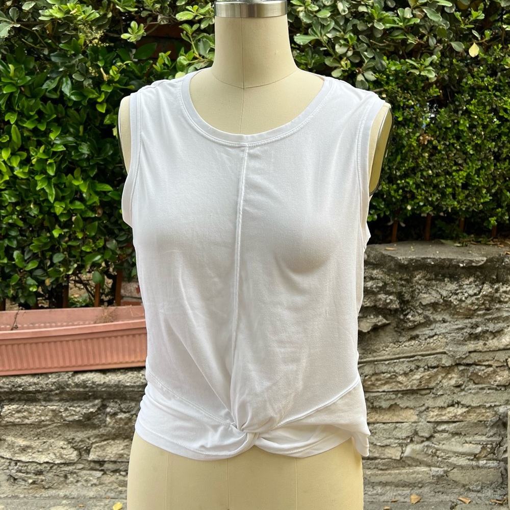 White Workout Tank M
